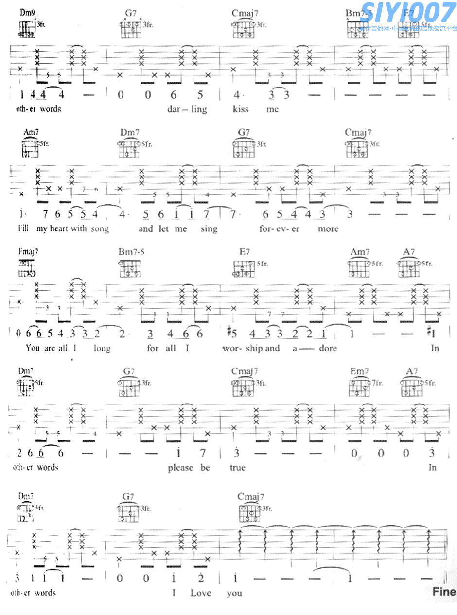 Frank SinatraFly Me To The Moon吉他谱第2页