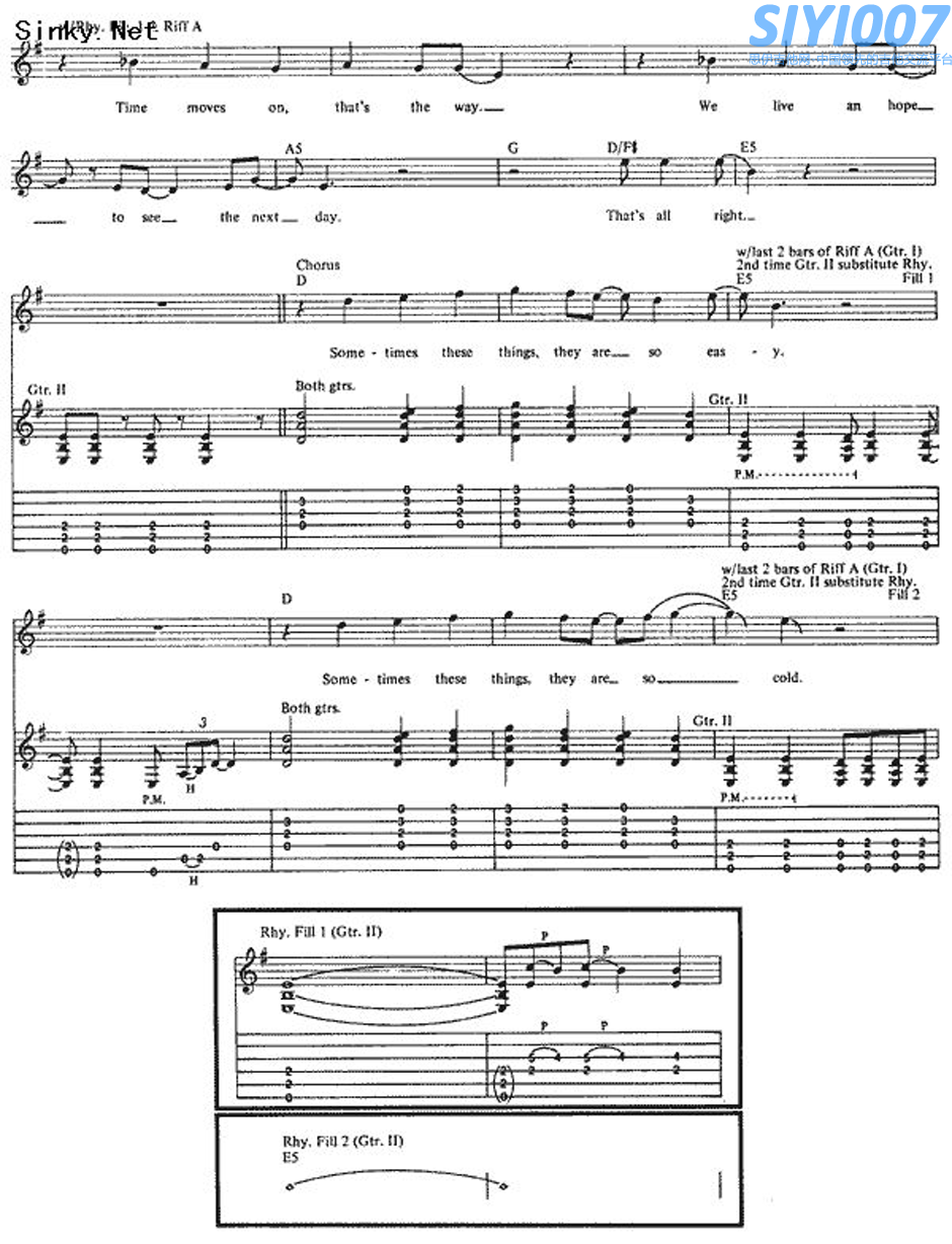 gun and roses(枪和玫瑰)dust n‘ bones吉他谱第2页