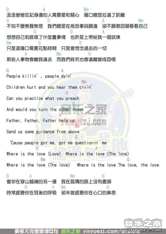2马叔叔版 张震岳《思念是一种病》尤克里里弹唱谱