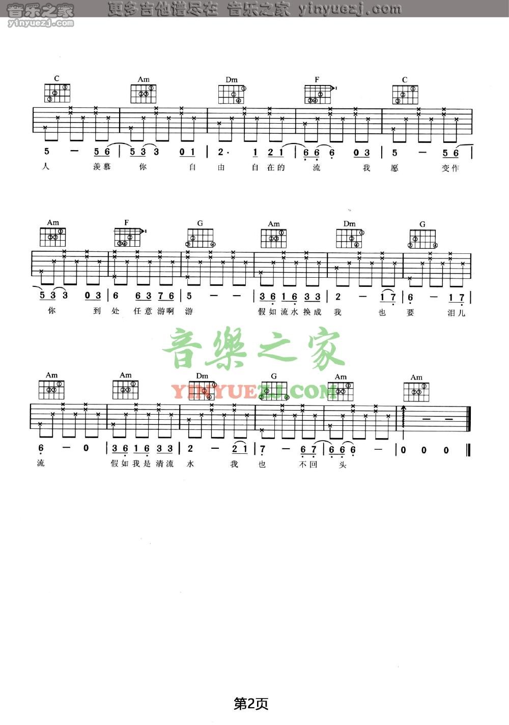 2王菲/邓丽君《假如我是真的》吉他谱